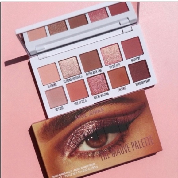 Kylie Cosmetics Other - Kylie Jenner - The Mauve Eyeshadow Palette 10 Highly Pigment Shades in 2 Finishe